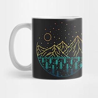 Rainbow Mountains Mug